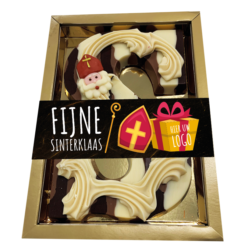 Letter S MARMER luxe gedecoreerd 200 gram